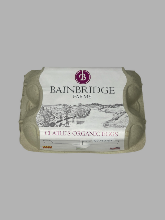 Naturally Raised Organic Eggs
(6 Pack)